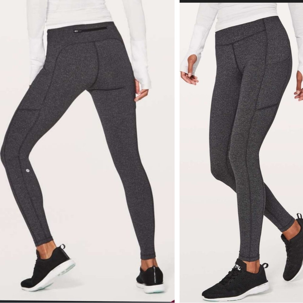Lululemon Speed Up Tight 28" Power Luxtreme Knit Herringbone